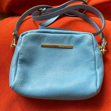 GIANNI CHIARINI 스카이블루 천연 가죽 숄더백