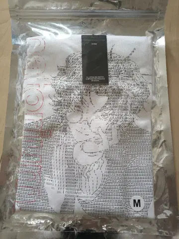 나토리 ASCII art S/S Tee 화이트 M 사이즈 티셔츠