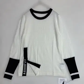 택 포함 YAMADAYA 바이컬러 니트 9 SCOT CLUB 울