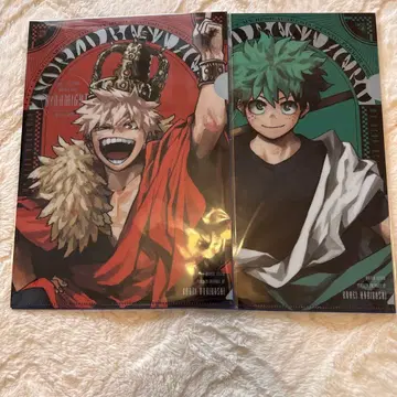 최근 가샤 스테이션 바쿠고 카츠키 미도리야 이즈쿠 클리어 파일 2장 세트