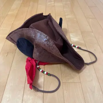 디즈니 캐리비안의 해적 잭 스패로우 미키 팬캡 모자