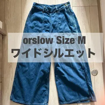 orSlow 오어슬로우 데님 와이드 팬츠 베이커 퍼티그 다크 네이비