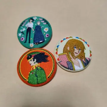 지브리 자수 브로치 컬렉션 하울의 움직이는 성 3종 세트