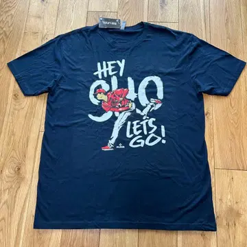 오타니 쇼헤이 티셔츠 엔젤스 XL 사이즈 500Level 네이비