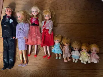 리카짱 패밀리 9체 묶음 판매 인형 레트로