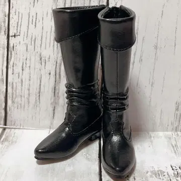 1/4 인형 사이즈 보크스제 MSD 부츠 신발 블랙