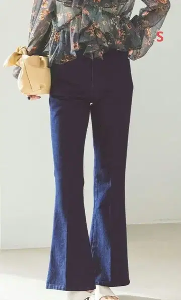 NOBLE 별주 Wrangler 70s FLARE 데님 네이비 S 사이즈