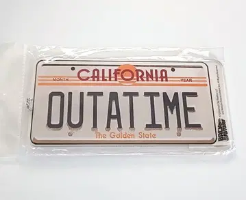OUTATIME 아크릴 키체인 BIG 백 투 더 퓨처