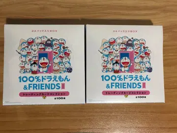 100% 도라에몽 & 프렌즈전 트레이딩 카드 2BOX