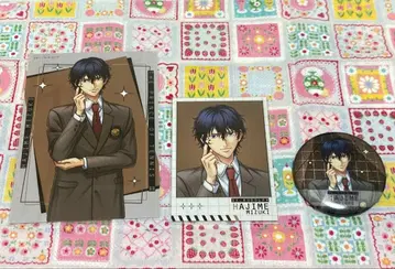 신 테니스의 왕자님 신테니 테니프리 글리터 캔뱃지 차야마치 미즈키 하지메