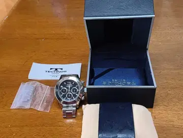 테크노스 크로노그래프 TBM512 손목시계 블랙
