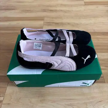 푸마 스피드캣 발레 푸마 발레 스니커즈 블랙 핑크