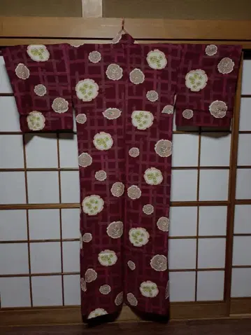 KANSAI 유카타 폴리에스테르제