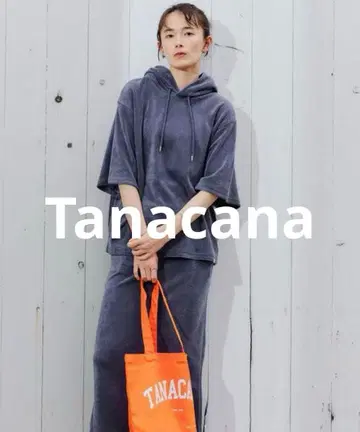 새상품급 타나카 SC 파일 후드 풀오버 티셔츠 스커트 셋업