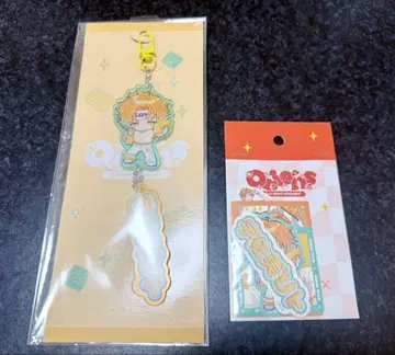 오리엔스 우사미 리토 이어지는 아크릴 키링 스티커 세트