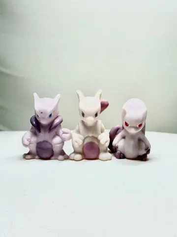 포켓몬 손가락 인형 뮤우 3체 세트 피규어 레어