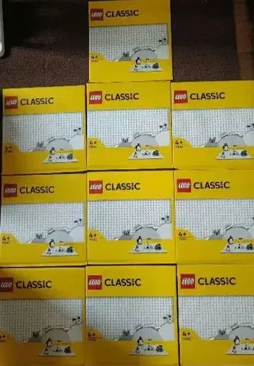 레고(LEGO) 클래식 기본판(화이트) 10개 세트