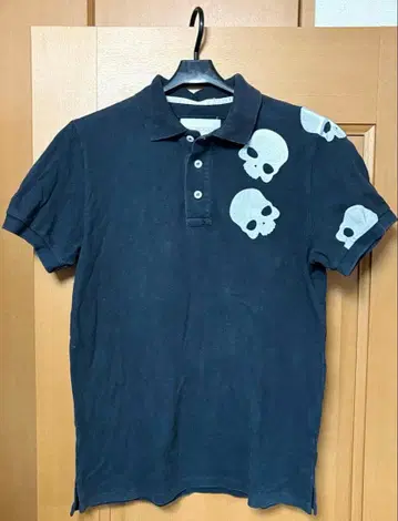 HYDROGEN SPORTSWEAR 스컬 피케 셔츠 M 네이비