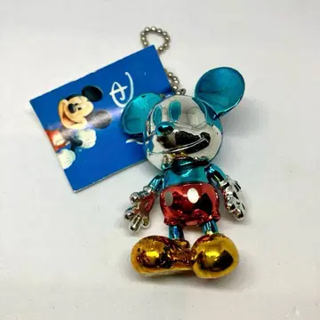 미키마우스 도금 페인팅 볼체인 키링 Disney
