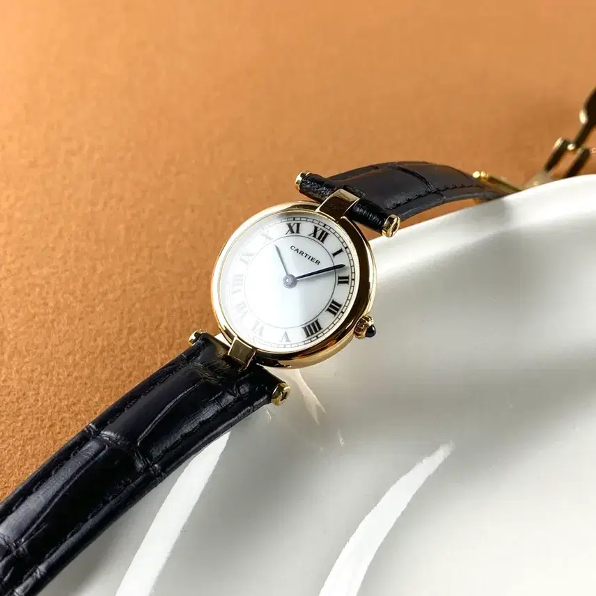 까르띠에 cartier vendome round 18K watch SM 사진 5