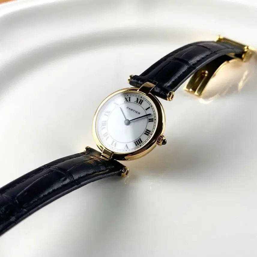 까르띠에 cartier vendome round 18K watch SM 사진 6