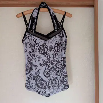 Ozz Croce 그레이 블랙 패턴 탱크탑