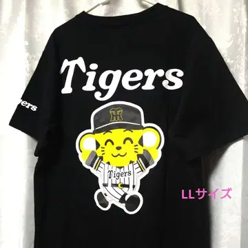 한신 타이거즈 x 일러스트야 2026 백 프린트 T셔츠 LL 사이즈