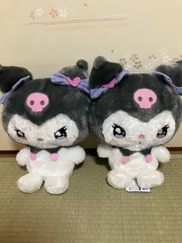 귀여운 산리오 캐릭터즈 LL 봉제 인형 쿠로미 리본ver 2개