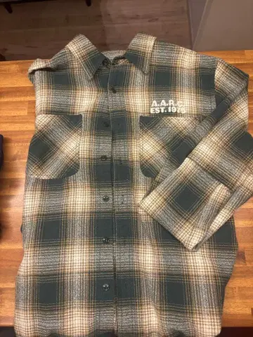 에어 레이싱 클럽 플란넬 셔츠 A.A.R.C. EST.1970