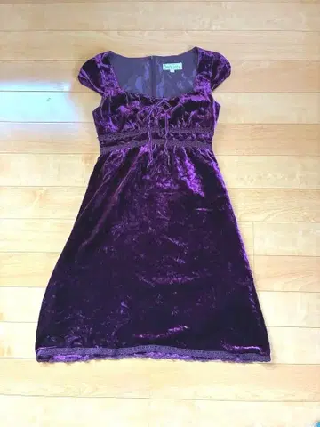 nanette lepore 벨벳 원피스 퍼플 M 사이즈