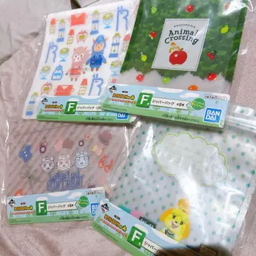 동물의 숲 제일복권 오카에리! 해피 메모리즈 F상 4장 세트