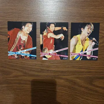 아라시 ARASHI 굿즈 사진 브로마이드 카드 3인 세트