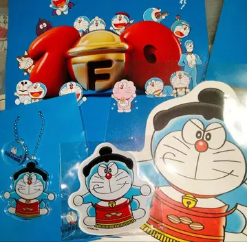 100% 도라에몽 & 프렌즈 스모 도라에몽 마그넷 키체인 카드