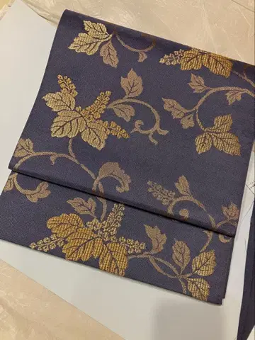 정리 중 새상품 니시진 본 후쿠로 오비 순수 실크