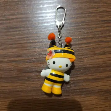 헬로키티 코스튬 인형 벌 꿀벌 레어 레트로 산리오 키홀더