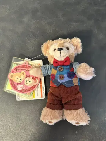 더피 키링 체크 무늬