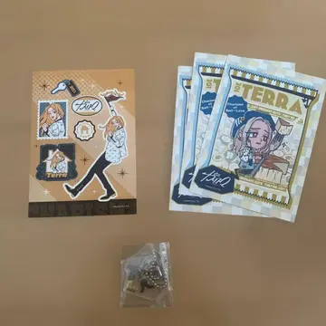 카리스마 테라 굿즈 세트 씰 프린트 아크릴 키링