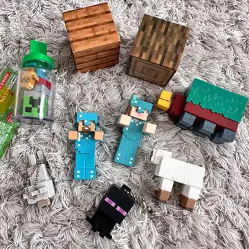 마인크래프트 피규어 가챠가챠 캡슐 토이 세트 모음