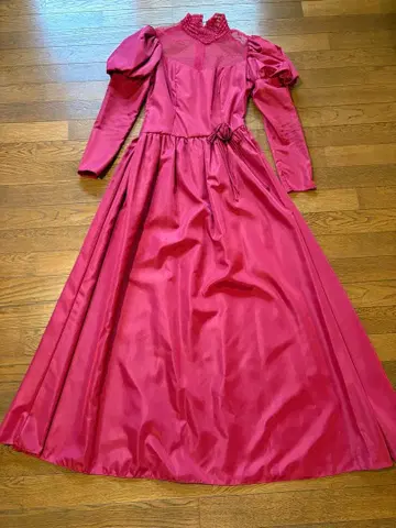 80s 빈티지 드레스 원피스 vintage dress 빨간색 RED