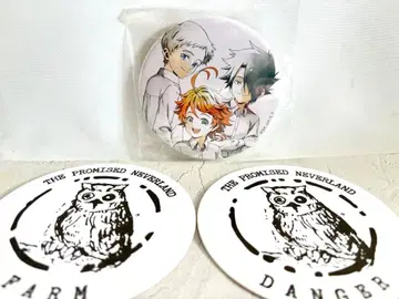 미개봉 약속의 네버랜드 체험 뮤지엄 캔뱃지 카페 코스터 2개