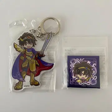 뿌요뿌요 대용사 라그나스 아크릴 키링 스퀘어 캔뱃지