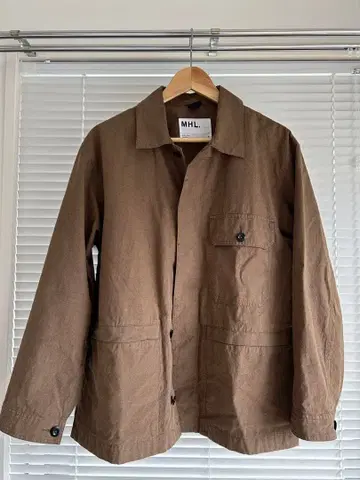 MHL. 브라운 긴팔 셔츠 자켓