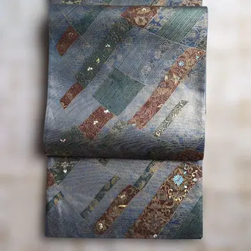 후쿠로 오비 청록색 금