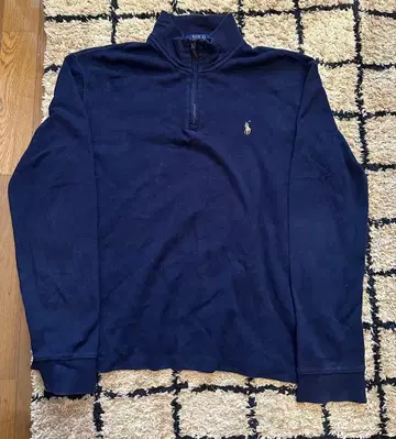 랄프 로렌 하프 지퍼 니트