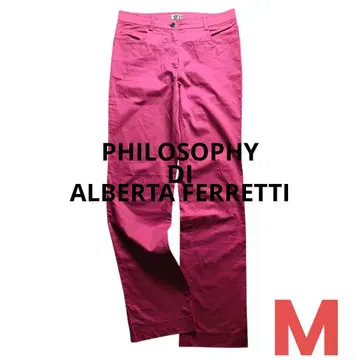 필로소피 알베르타 페레티 면바지 치노 팬츠 핑크 봄/여름