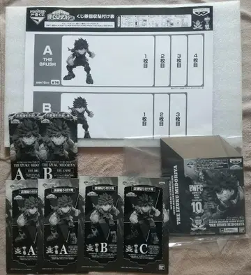 히로아카 SMSP 미도리야 이즈쿠 매장용 부착물, 반권, 상자