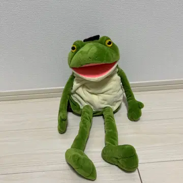 개구리 봉제 인형 백팩