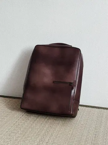 [ 새상품급 ] MOTHER HOUSE 앤티크 스퀘어 백팩 브라운