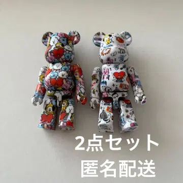 BTS BT21 베어브릭 시크릿 2세트