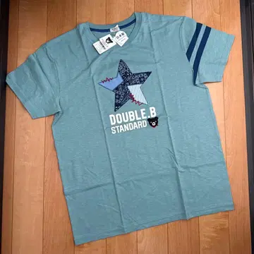 더블 B 반팔 T셔츠 L (175-185) 미키하우스 일본제 커플 코디